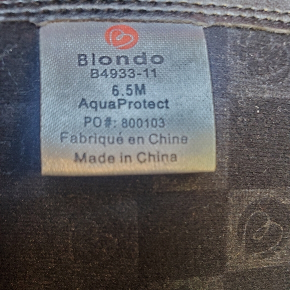 BLONDO 'Laina' waterproof tall riding boots Size 6.5 black - Picture 9 of 10